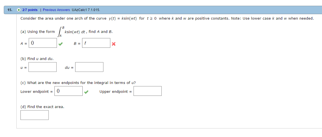 Solved 16 12 Points Uazcalc1 1 016 Suppose G U Du J 21 E Chegg Com