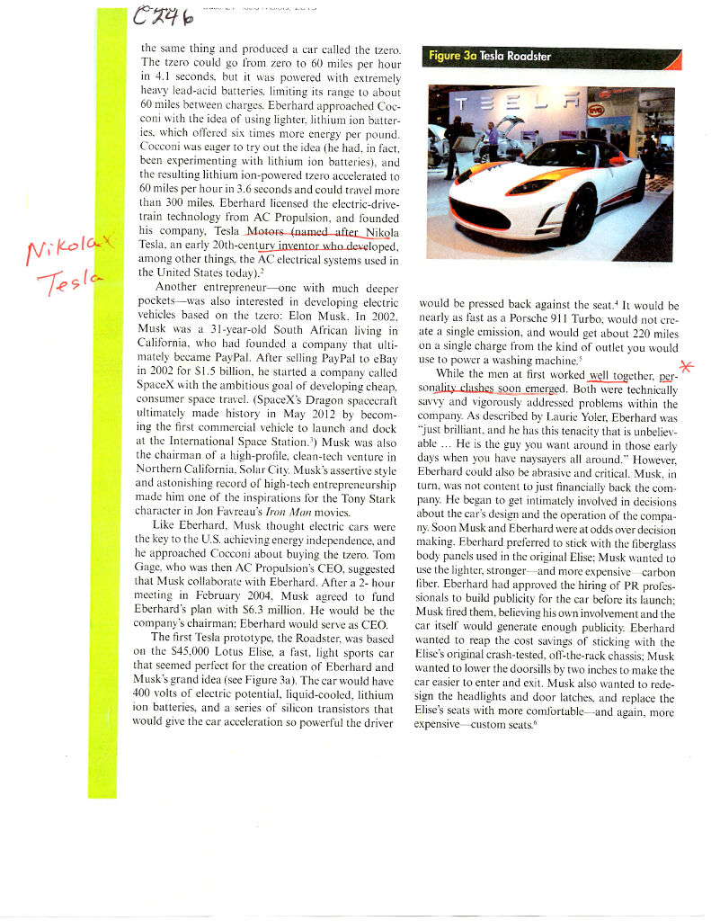 Tesla harvard case analysis image