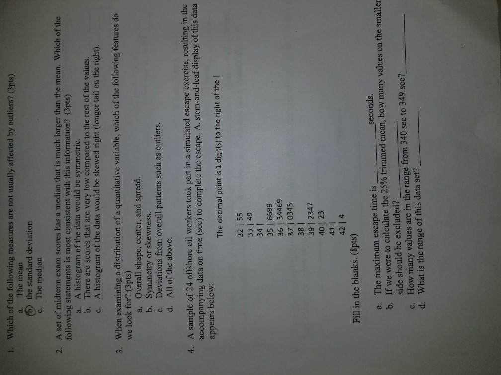 ... Usually 1. Not Of Solved: The Following Are Which Measures