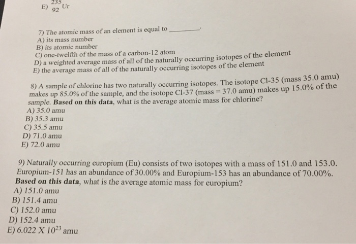 The Mass Number Of An Element Is Equal To