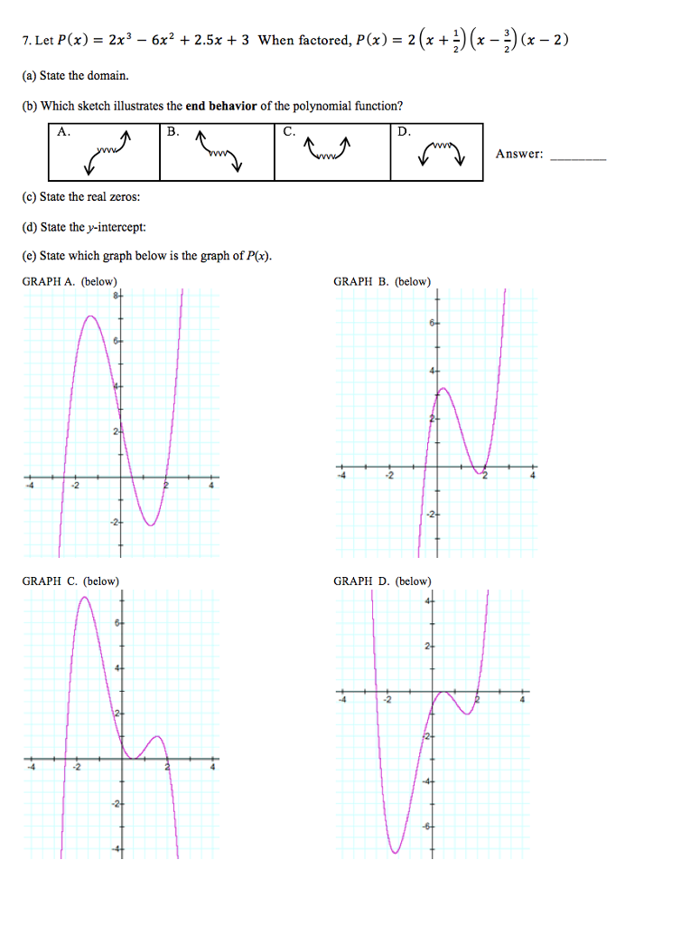Solved Let P X 2x 3 6x 2 25x 3 When Factored P X Chegg Com