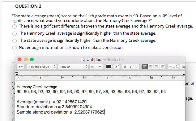 Question 2 The State Average Mean Score On The 11th Grade Math Exam Is Question 2 The State Average Mean Score On The 11th Grade Math Exam Is