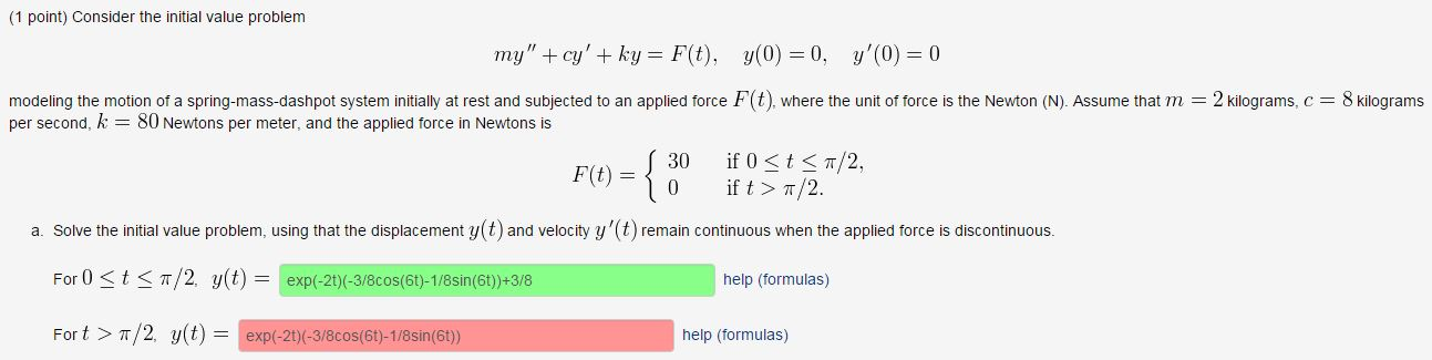 Solved Consider The Initial Value Problem My Cy Ky Chegg Com