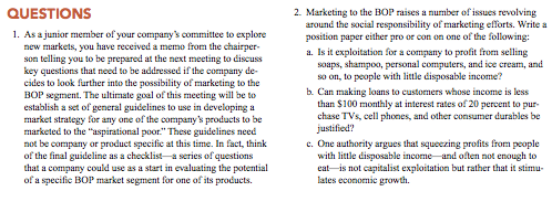 Case 3-3 marketing to the bottom of the pyramid picture