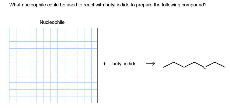 solved what nucleophile could