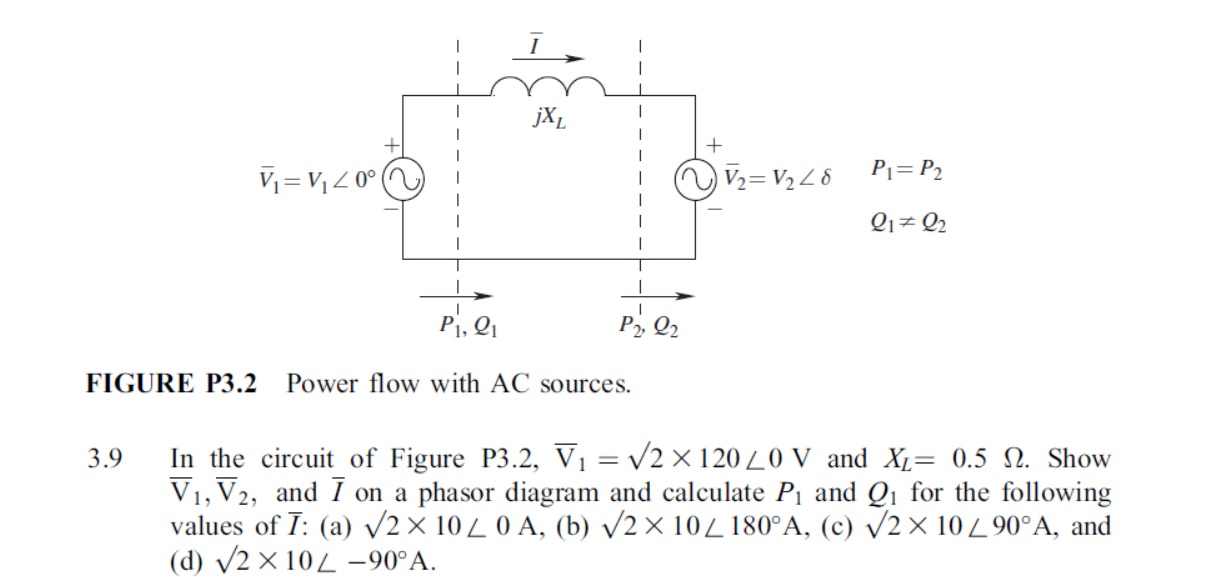 Solved Power flow with sources. In the circuit of | Chegg.com