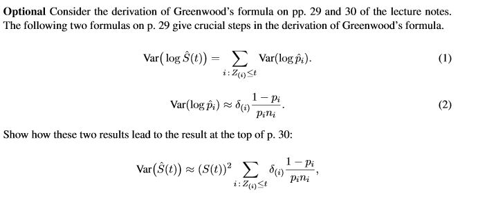 Optional Consider The Derivation Of Greenwood S Fo Chegg Com