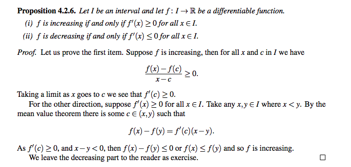 Solved Proposition 4 2 6 Let L Be An Interval And Let F Chegg Com