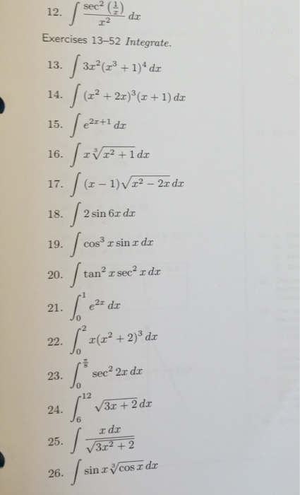 integral de x sec 2 3x dx