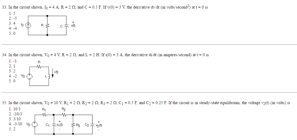 Solved In The Circuit Shown I 0 4 A R 2 Ohm And C Chegg Com