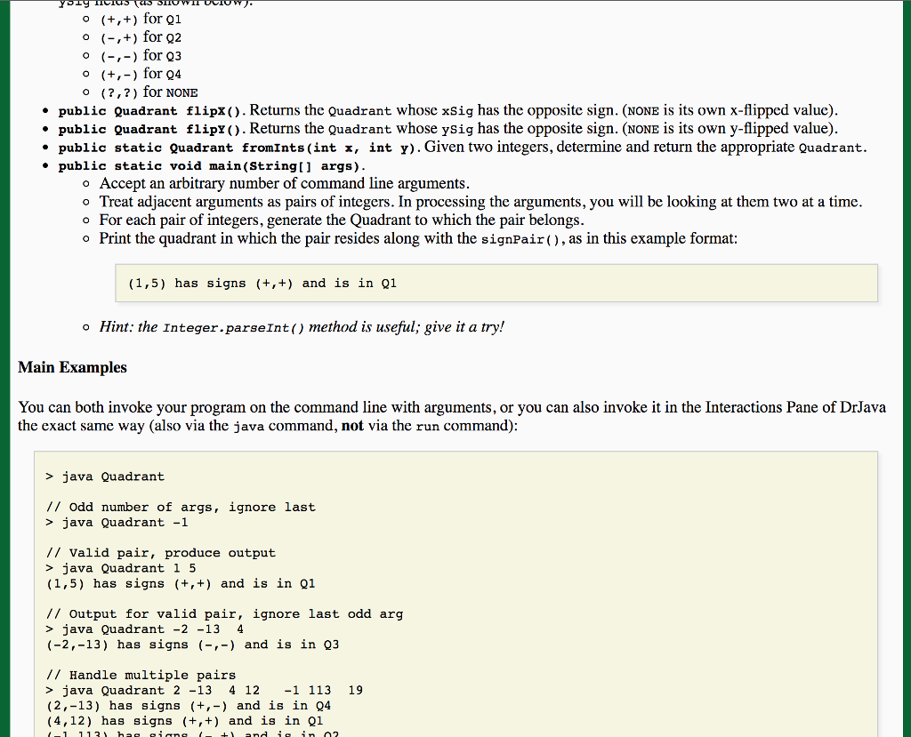 Solved 3 Signum Enumeration Values A Signum Represents One Chegg Com