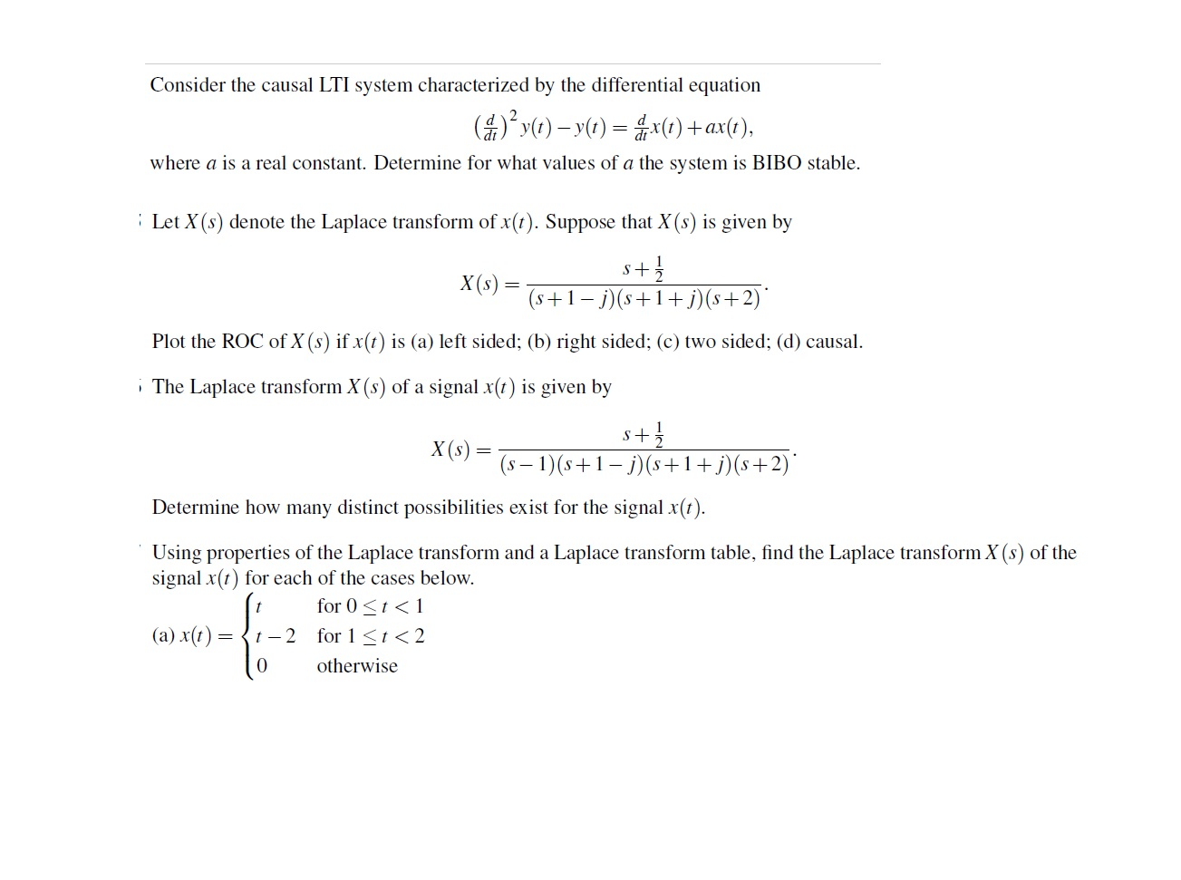 Solved Consider The Causal Lti System Characterized By Th Chegg Com