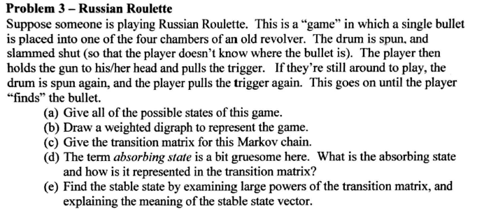 Russian roulette Meaning 