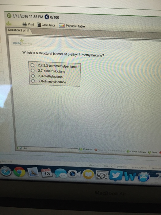 Which Is A Structural Isomer Of Chegg 