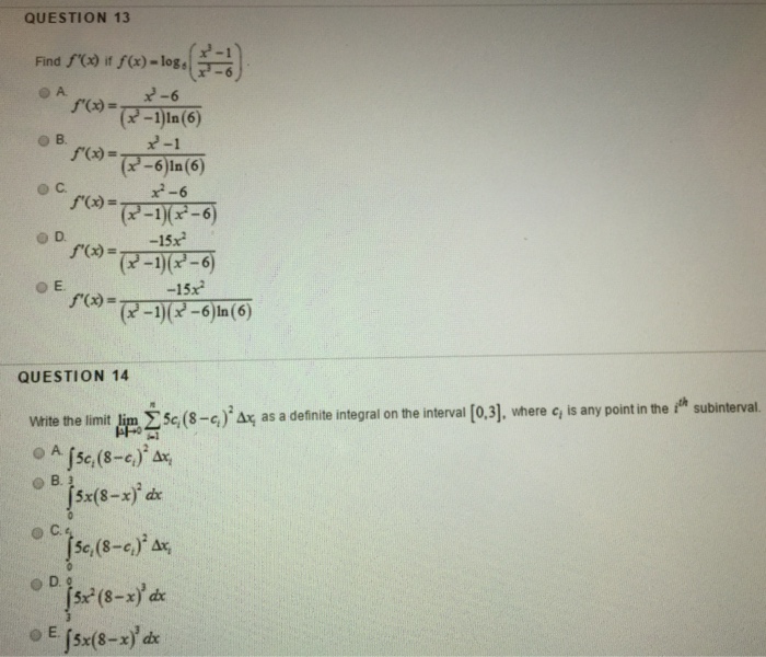 Solved Find F X If F X Log X 3 1 X 3 6 Write Chegg Com