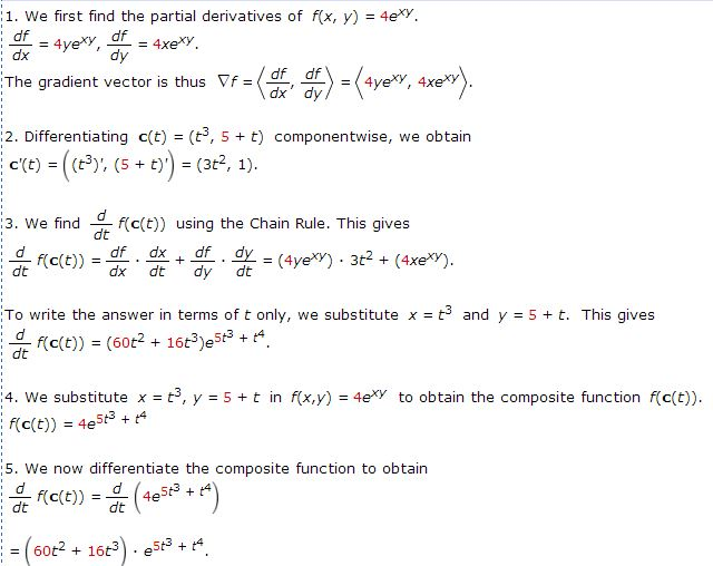 Solved: Let F(x,y) 2exy And C (t) T3, 2 T) 1. Calculate Vf... | Chegg.com