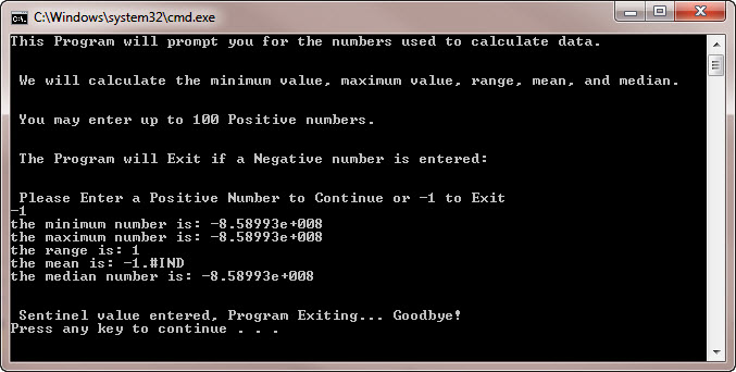 Array up to 100 values does not stop at 100, false