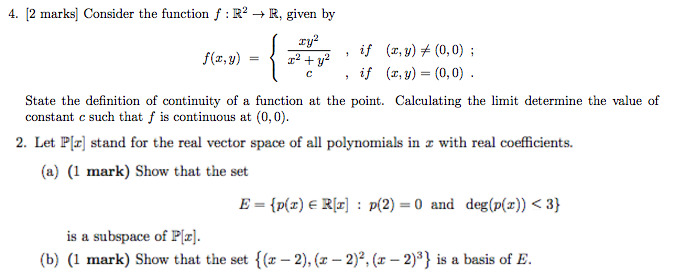 Solved Consider The Function F R 2 Rightarrow R Given Chegg Com