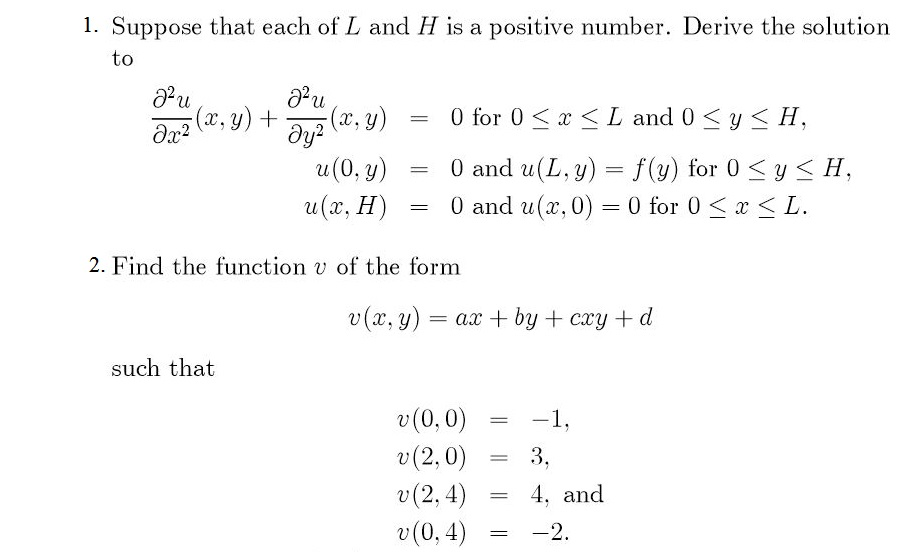 Solved Suppose That Each Of L And H Is A Positive Number Chegg Com