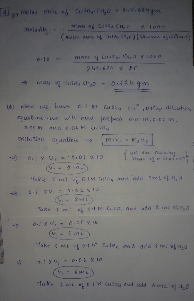 Question & Answer: Solubility Equation: a. K_2[Cu(C_2(C_2O_4)_2] + H_2O rightarrow {K_2[Cu(C_2O_4)_2]..... 1