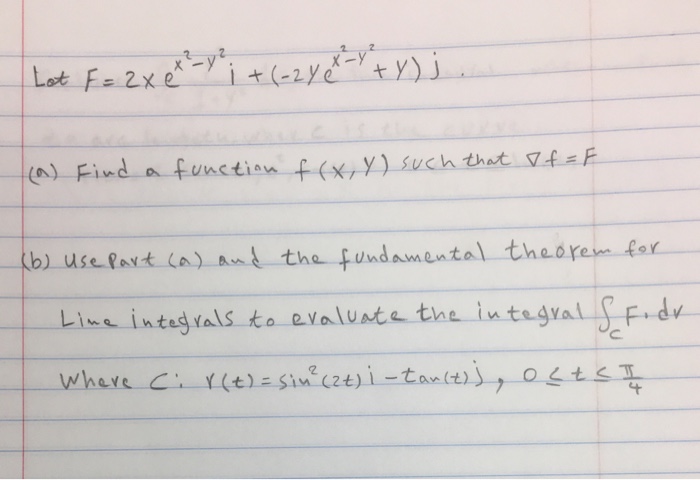 Solved Let F 2 Times E X 2 Y 2 I 2y E X 2 Y 2 Y J Chegg Com