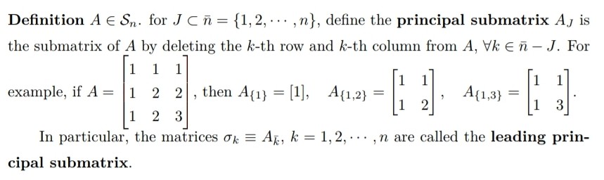 Solved Definition A E Sn For J C N 1 2 N Def Chegg Com