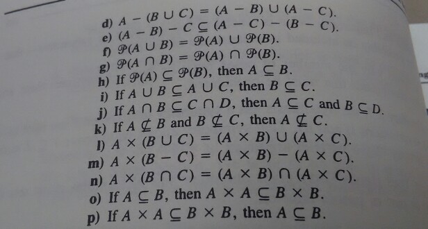 Solved 5 Prove Or Disprove Each Of The Following Formula Chegg Com