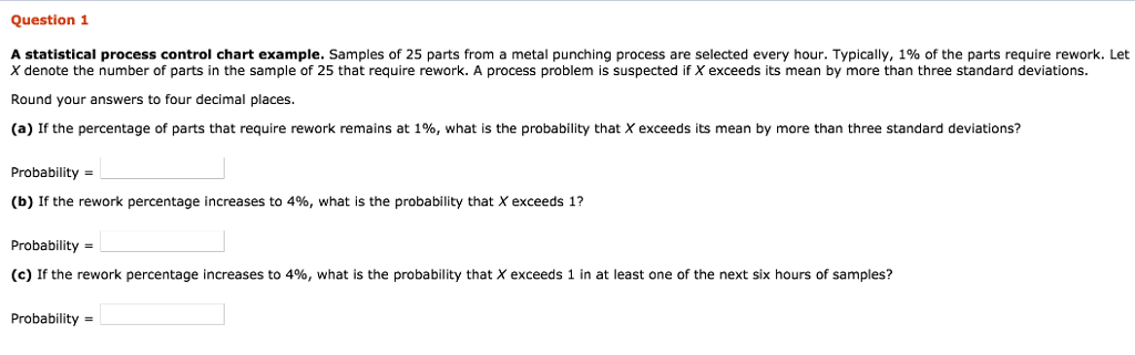 C Chart Control Example