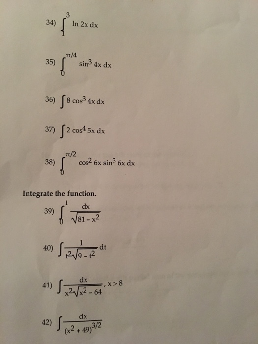 8x dx интеграл. Интеграл DX/(2x+3) Ln(x^2+3x-1). Интеграл Ln 4x 2+1 DX. Интеграл sin(4-2x)DX. Интеграл TG(Pi/3-3x)DX.