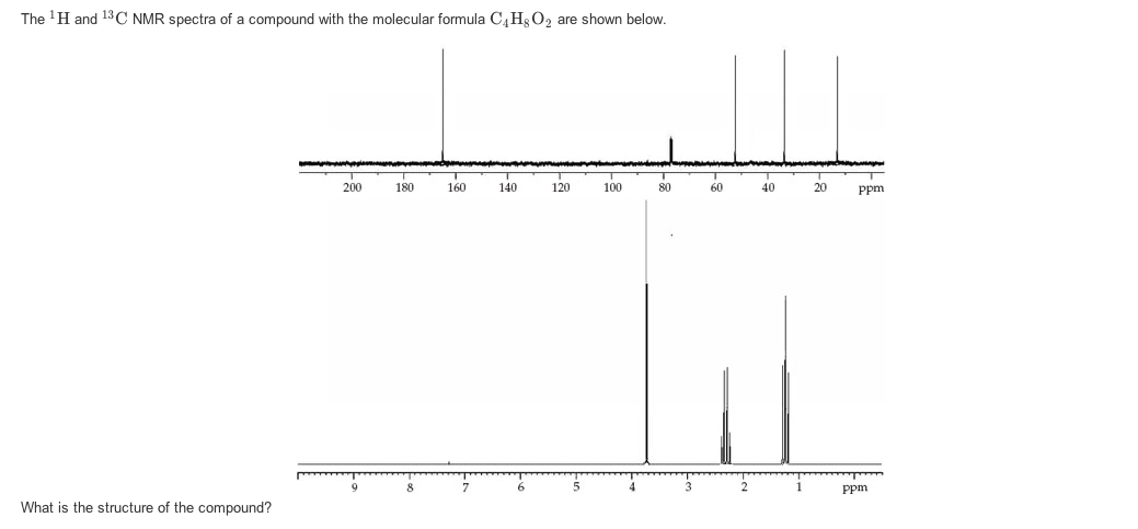 c4h8o2 isomers nmr