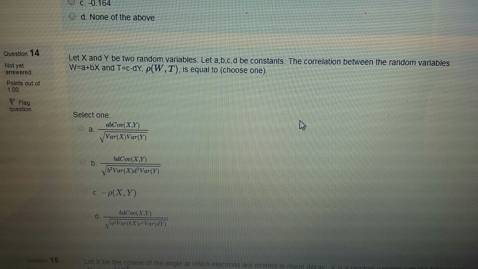 Solved Let X And Y Be Two Random Variables Let A B C Chegg Com