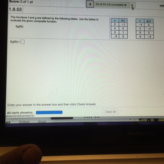 Solved The Functions F And G Are Defined By The Following Chegg Com