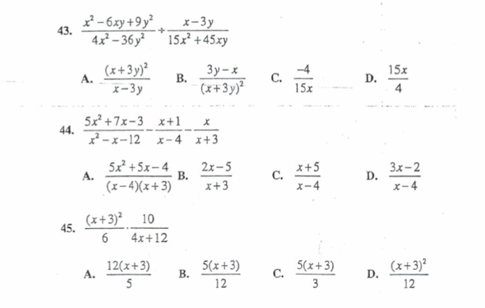 Simplify Expression X 2 6xy 9y 2 4x 2 36y 2 Chegg 