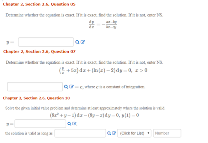 Solved Determine Whether The Equation Is Exact If It Is Chegg Com