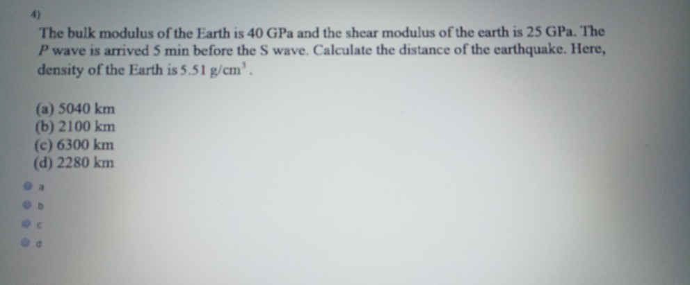 Calculated bulk modulus (B in GPa), shear modulus (G in GPa