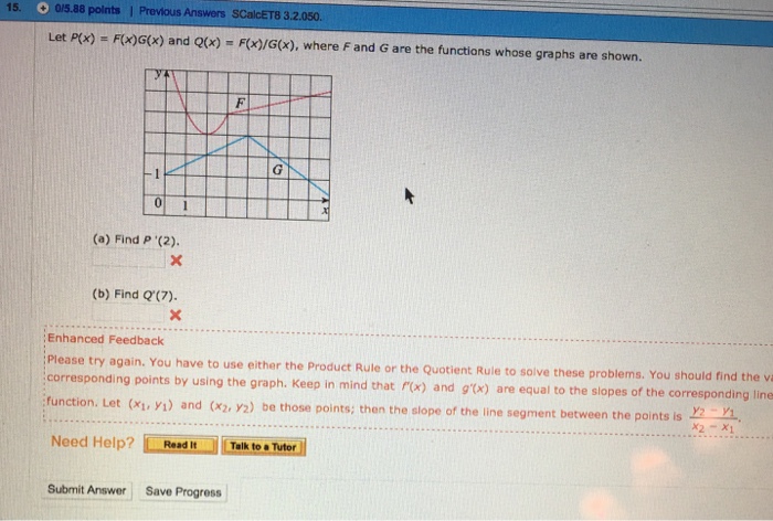 Solved Let P X F X G X And Q X F X G X Where F Chegg Com