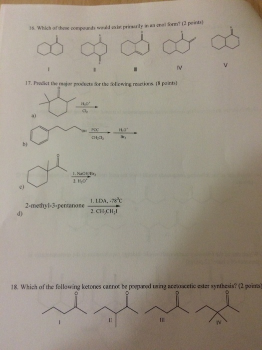 Preliminary tests of organic compounds picture