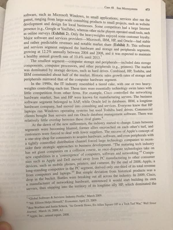 Sun microsystems case study excel image