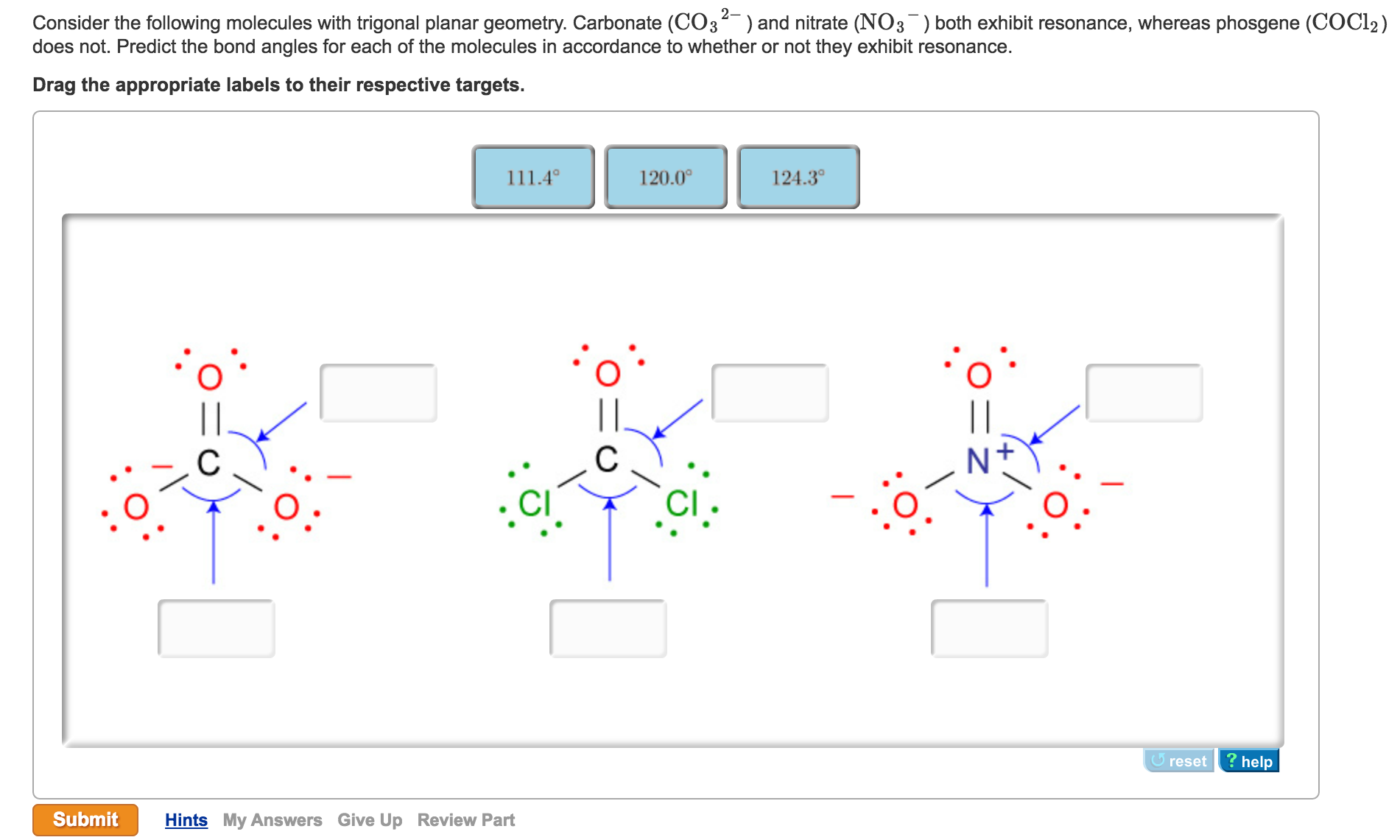 Solved: Consider The Following Molecules With Trigonal Pla... | Chegg.com