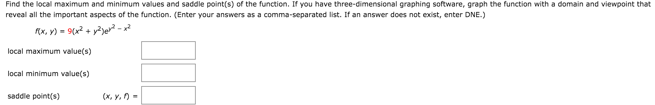 Solved Find The Local Maximum And Minimum Values And Sadd Chegg