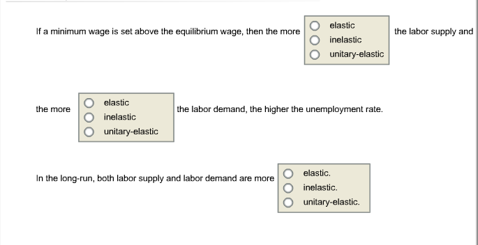 Solved O Elastic O Inelastic Th Labor Su O Unitary Elasti