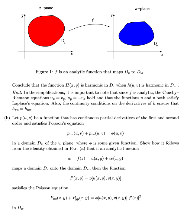 Solved Suppose That An Analytic Function W F Z U X Chegg Com