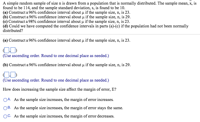 How to construct a confidence interval