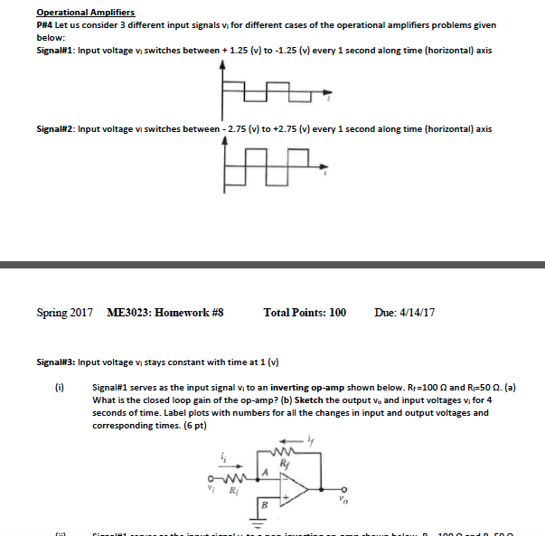 Solved Rational Amplifiers Pha Let Us Consider 3 Differen Chegg Com