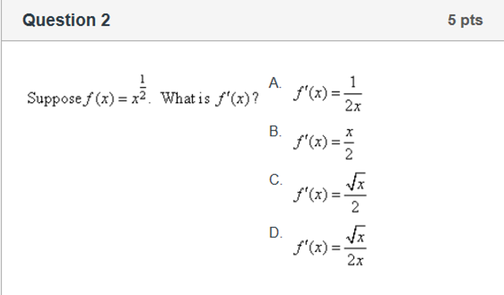 Suppose F X X 1 2 What Is F X F X 1 2x Chegg Com