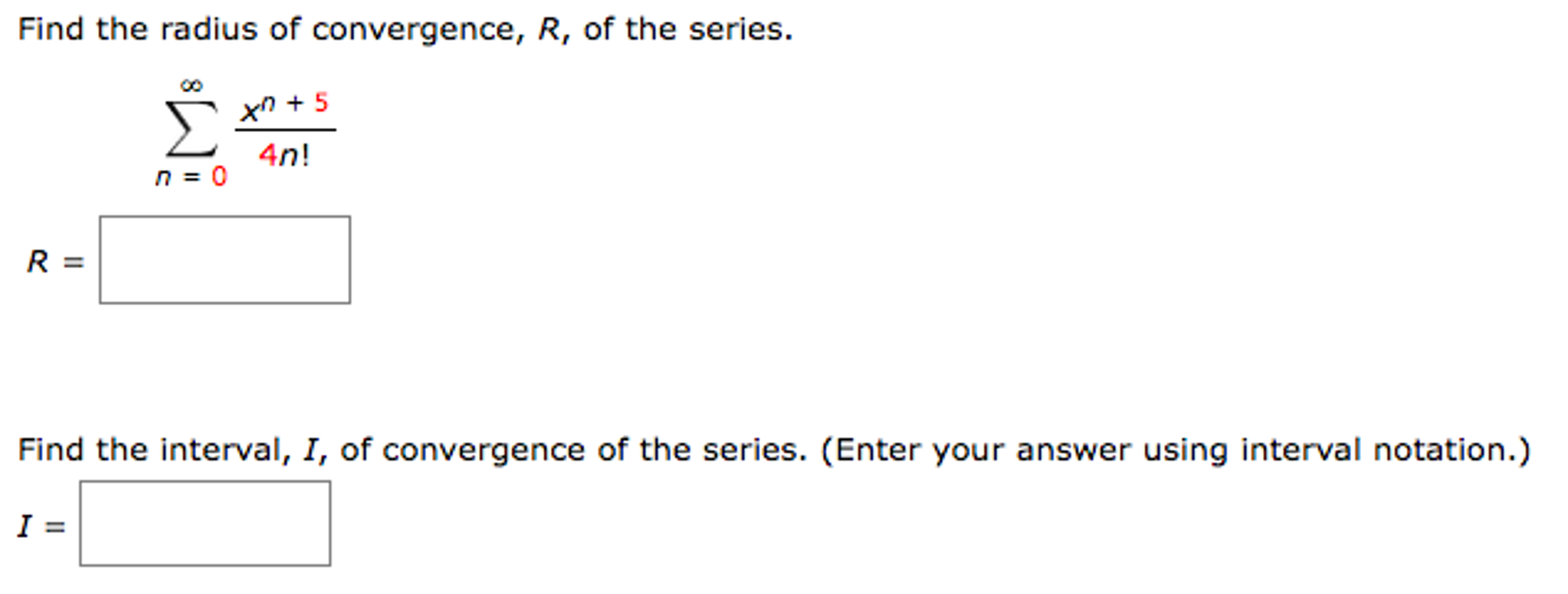 Solved Find The Radius Of Convergence R Of The Series Chegg Com