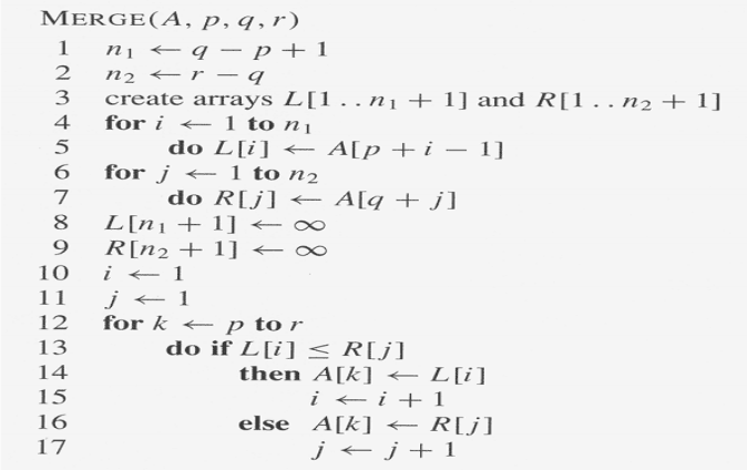 Solved Show The Working Of The Merge Procedure Used By Th Chegg Com