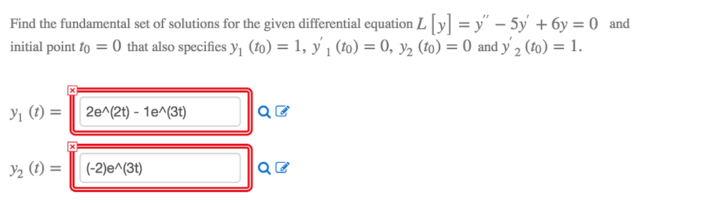 Solved Find The Fundamental Set Of Solutions For The Give Chegg Com