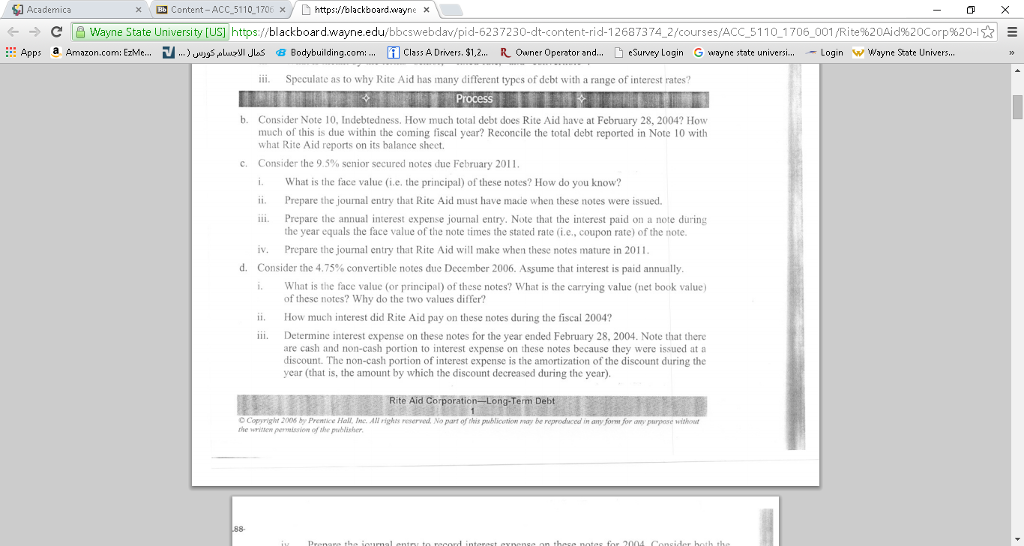 x Dh Content ACC 5110 1706 x https://blackboard. x C | Chegg.com