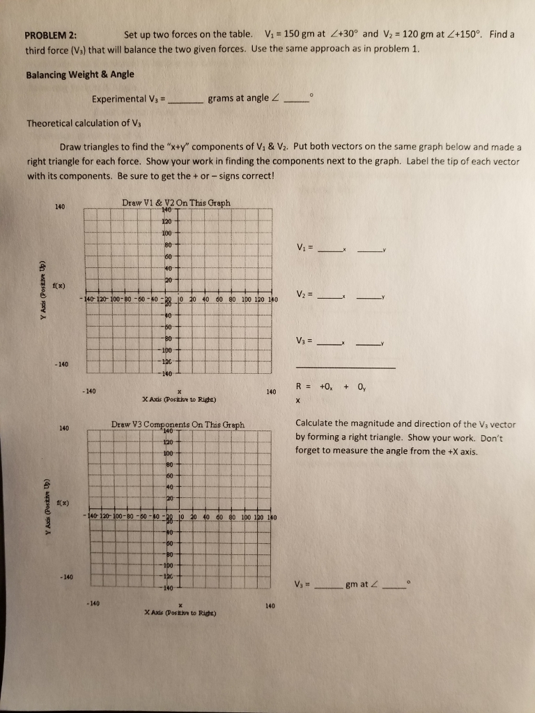 Solved Need Some Assistance On Worksheets For A Physics F Chegg Com